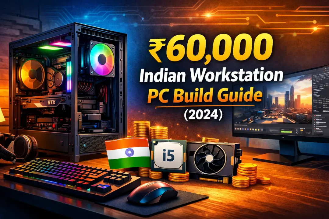 ₹60,000 Indian Workstation PC Build Guide (2024)