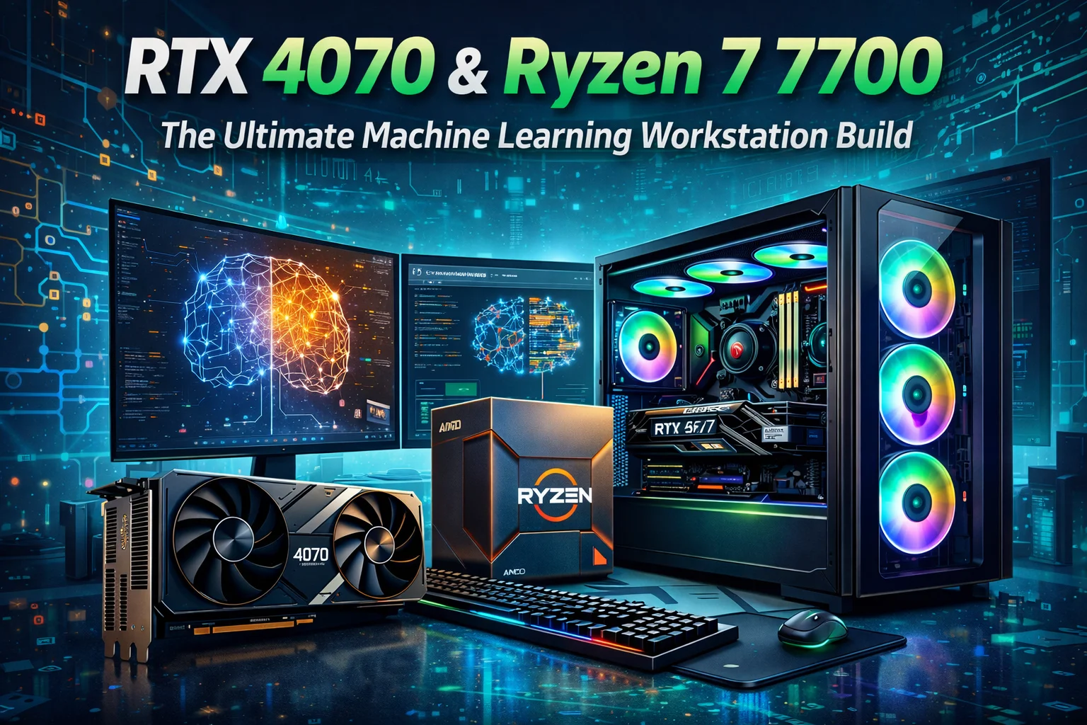 RTX 4070 & Ryzen 7 7700: The Ultimate Machine Learning Workstation Build