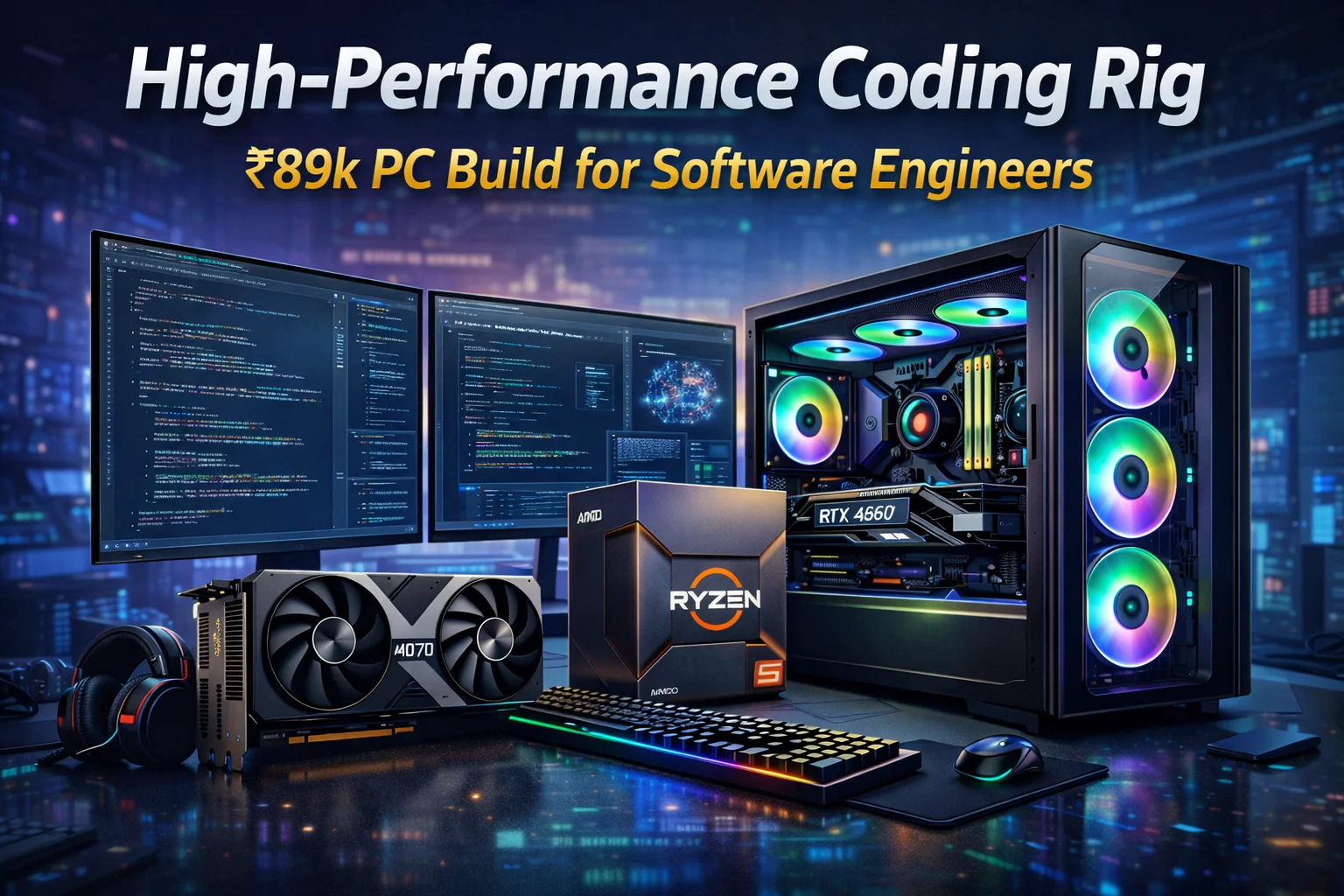 High-Performance Coding Rig: ₹89k PC Build for Software Engineers