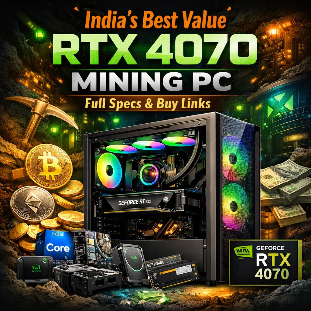 India's Best Value RTX 4070 Mining PC – Full Specs & Buy Links